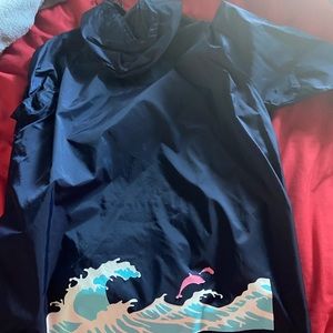 Pink dolphin wind breaker